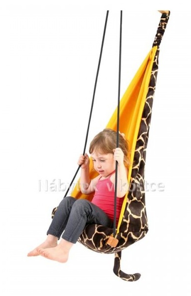 Dětské závěsné houpací křeslo Mini hang giraffe